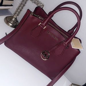 Michael Kors Burgundy Crossbody Purse
